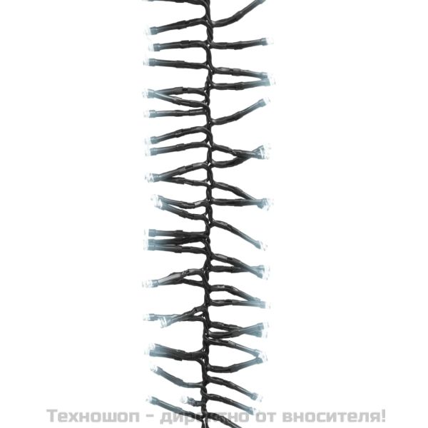 LED клъстърен стринг с 2000 LED студено бяло 17 м PVC