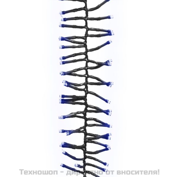 LED клъстърен стринг с 3000 LED синьо 23 м PVC