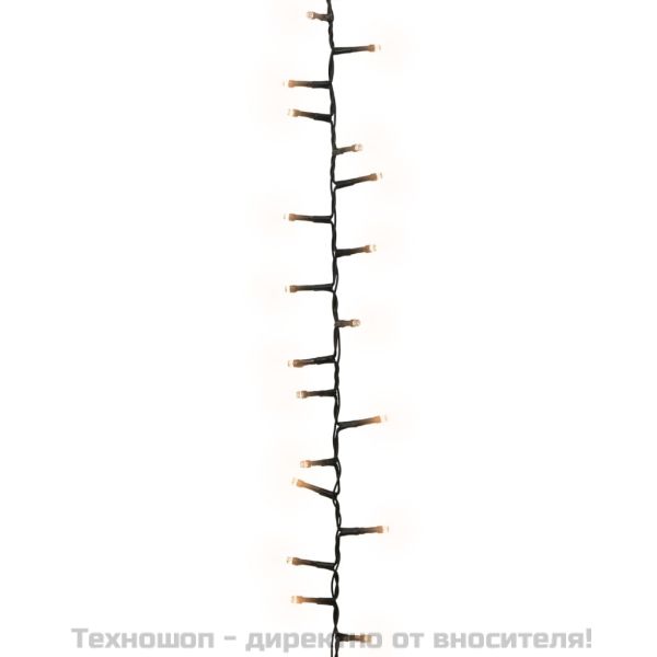 Компактен LED стринг с 400 LED топло бяло 13 м PVC