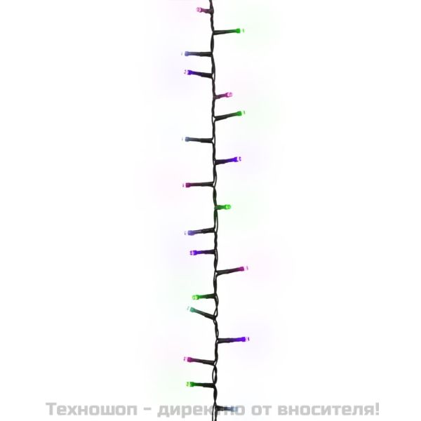 Компактен LED стринг с 400 LED пастелен многоцветен 13 м PVC