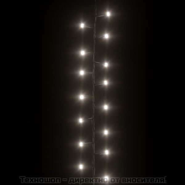 Компактен LED стринг с 1000 LED студено бяло 25 м PVC