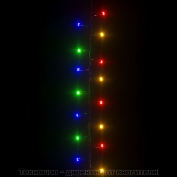 Компактен LED стринг с 1000 LED многоцветен 25 м PVC