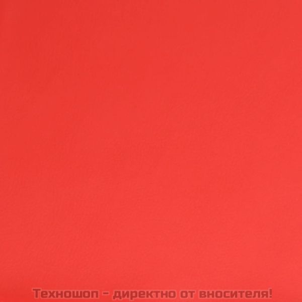 Табуретка, червена, 60x60x36 см, изкуствена кожа