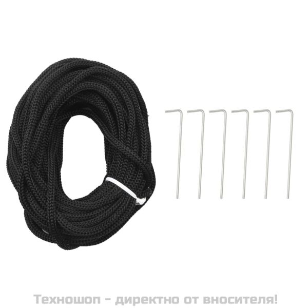 Коледна елха на флагщок, топло бяло, 108 LED, 180 см