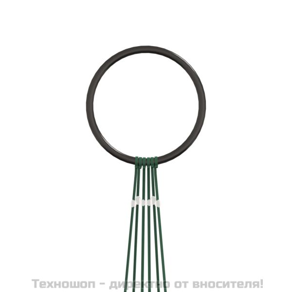 Коледна елха на флагщок, топло бяло, 108 LED, 180 см