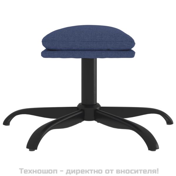 Табуретка, синя, 60x60x36 см, плат