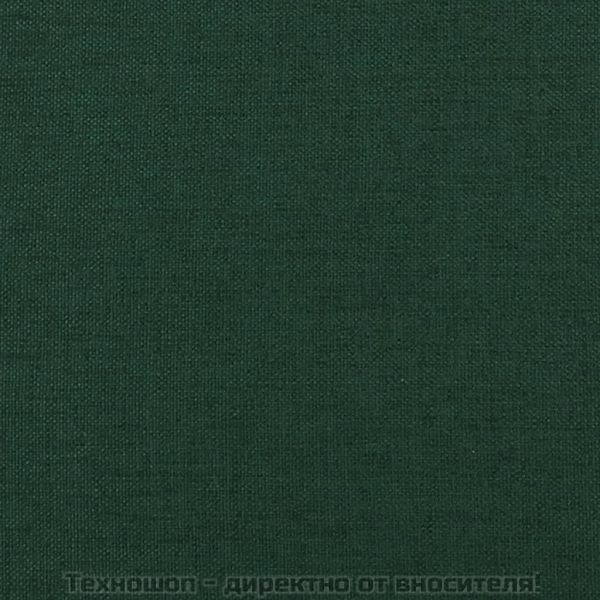 Табуретка, тъмнозелена, 60x60x36 см, текстил