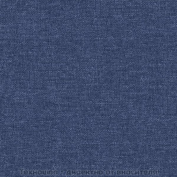 Табуретка, синя, 60x60x36 см, текстил и изкуствена кожа