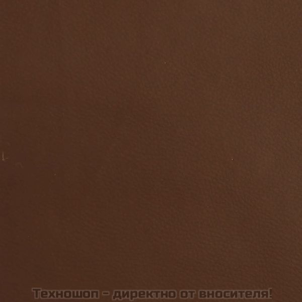 Табуретка, кафява, 45x29,5x36 см, лъскава изкуствена кожа