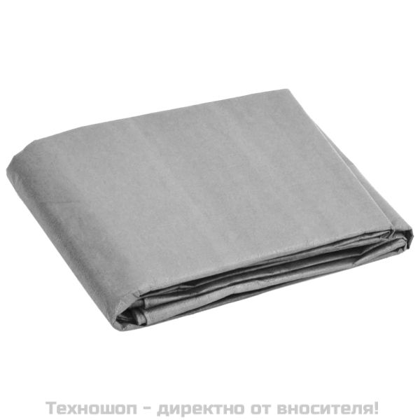 Брезент, 180 г/м², 6x8 м, сив, HDPE