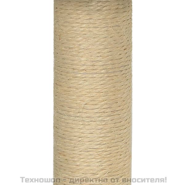 Котешко дърво със сизален стълб, светлосиво, 74 см