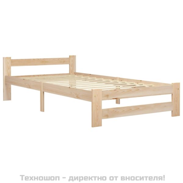 Рамка за легло, бор масив, 90х200 см