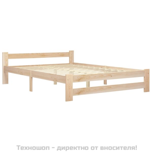Рамка за легло, бор масив, 120х200 см