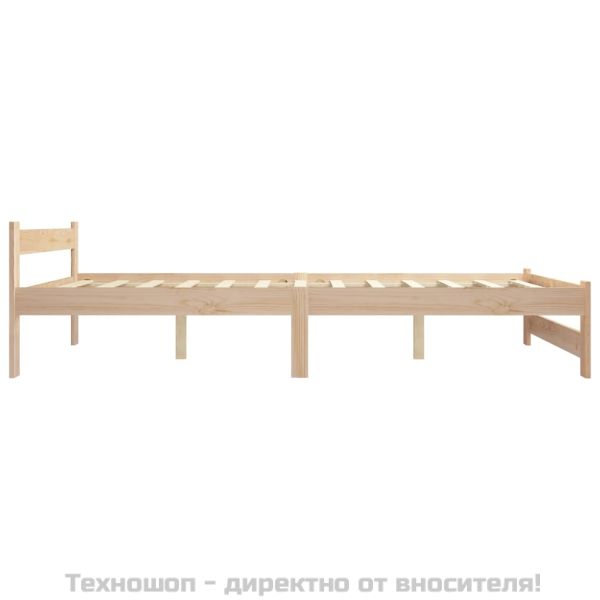 Рамка за легло, бор масив, 120х200 см