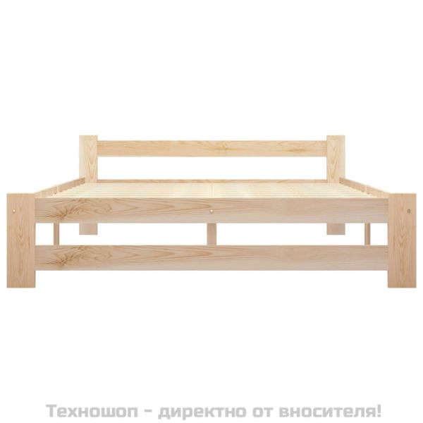 Рамка за легло, бор масив, 160х200 см