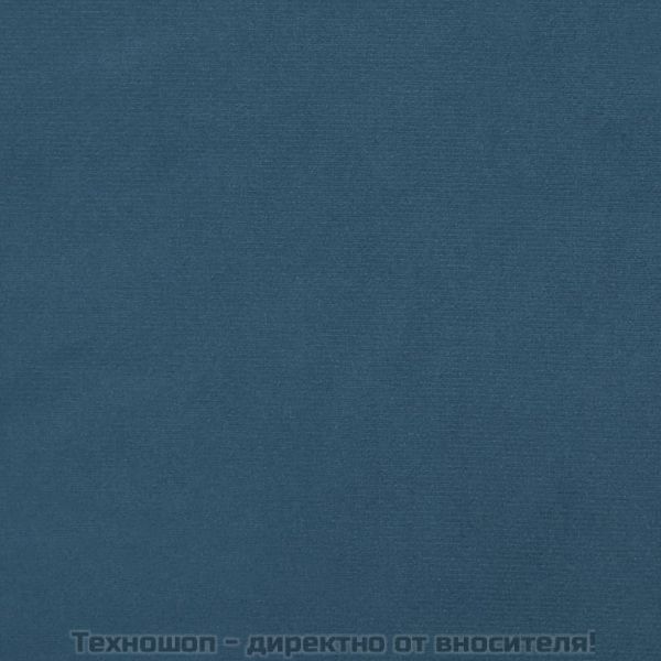 Рамка за легло без матрак, тъмносиня, 140x200 см, кадифе