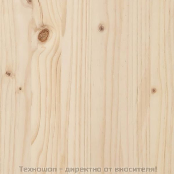 Рамка за легло без матрак, 90x200 см, масивна чамова дървесина