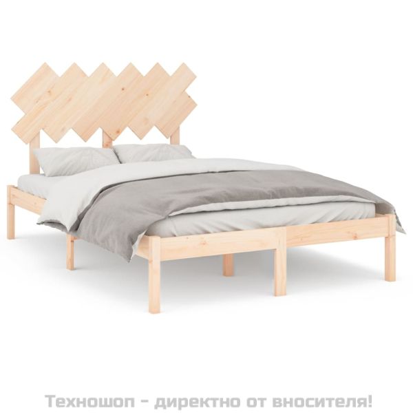 рамка за легло 120x190 см Small Double дърво масив