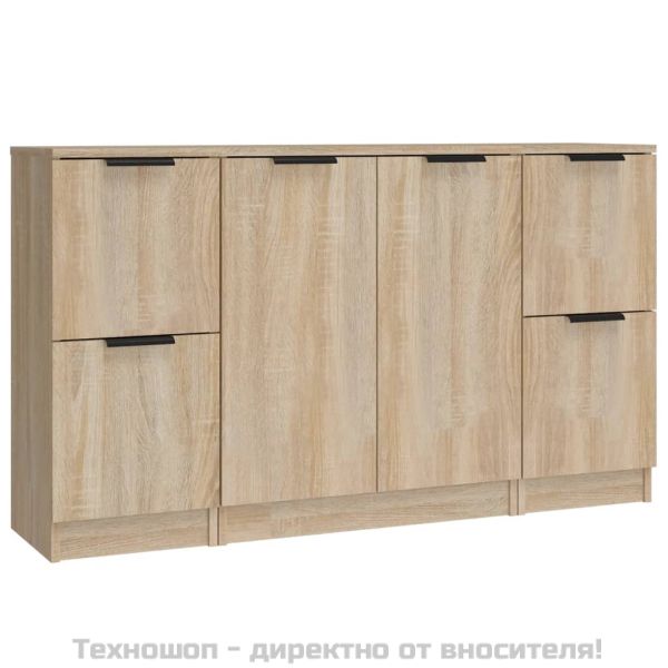 Сайдборди, 3 бр, сонома дъб,инженерно дърво