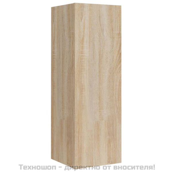 Комплект ТВ шкафове от 5 части, сонома дъб, инженерно дърво