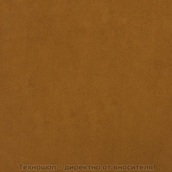 Табуретка, кафява, 60x60x36 см, кадифе