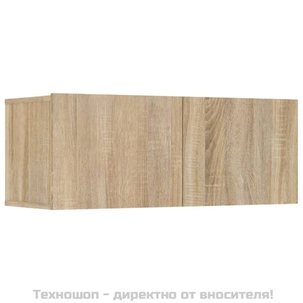 Комплект ТВ шкафове от 6 части, сонома дъб, инженерно дърво
