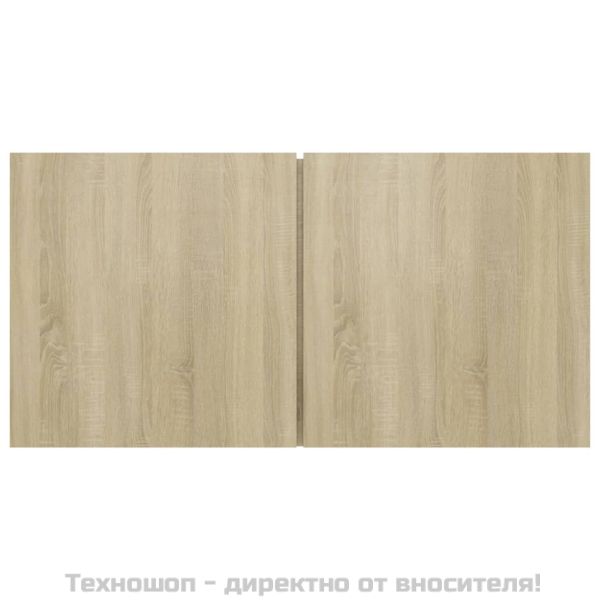 Комплект ТВ шкафове от 4 части, сонома дъб, инженерно дърво