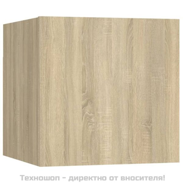 Комплект ТВ шкафове от 7 части, сонома дъб, инженерно дърво7