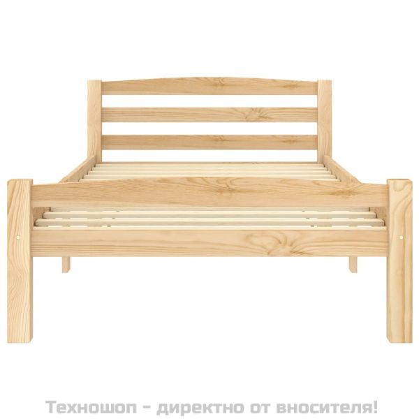 Рамка за легло, бор масив, 90x200 cм