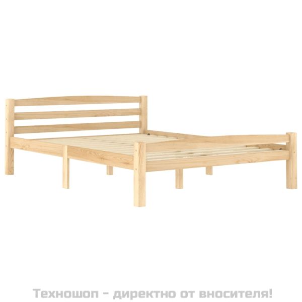 Рамка за легло, бор масив, 140x200 cм