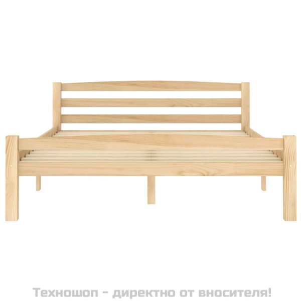 Рамка за легло, бор масив, 140x200 cм