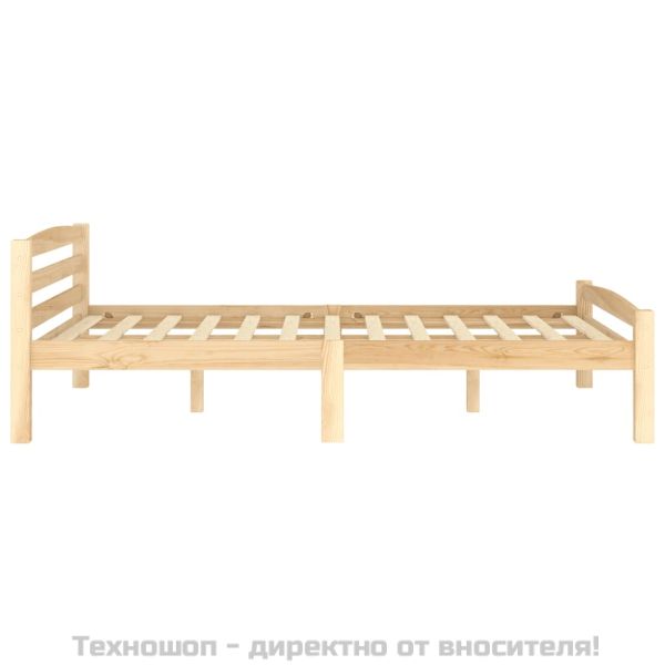 Рамка за легло, бор масив, 140x200 cм