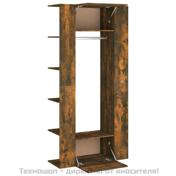 Шкафове за антре, 2 бр, опушен дъб, инженерно дърво