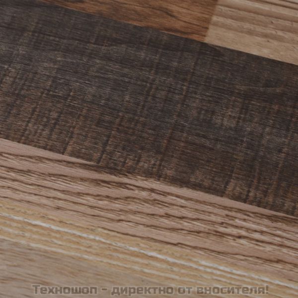 PVC подови дъски 4,46 м² 3 мм самозалепващи многоцветни