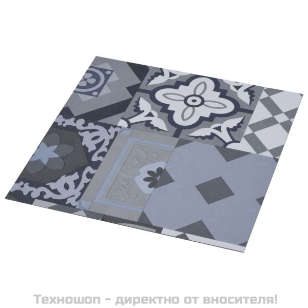 PVC подови дъски самозалепващи 5,11 м² цветни щампи