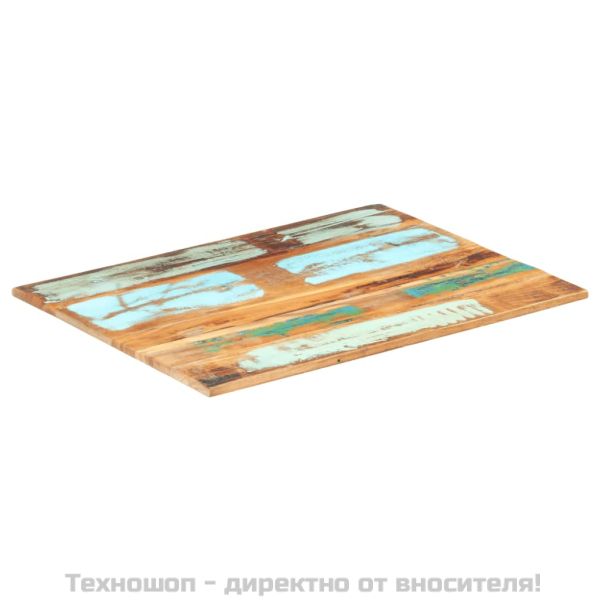 Правоъгълен плот за маса, 70x90 см, 15-16 мм, регенериран масив