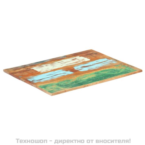 Правоъгълен плот за маса, 70x90 см, 15-16 мм, регенериран масив