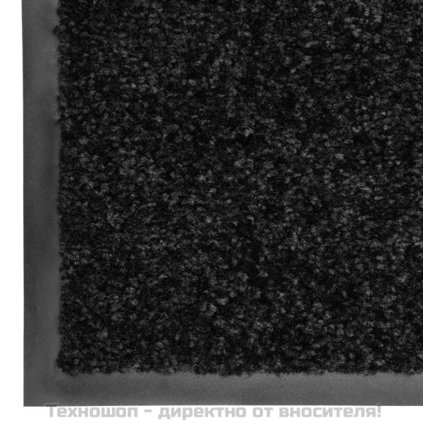 Перима изтривалка, черна, 60x180 см