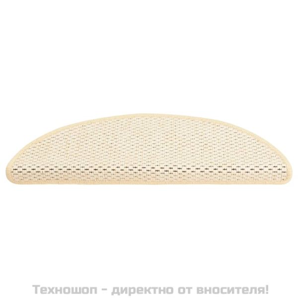 Самозалепващи стелки за стълби сизал 15 бр 56x17x3 см бербер