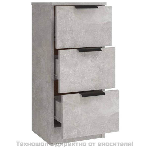 Сайдборди, 3 бр, бетонно сиви, инженерно дърво