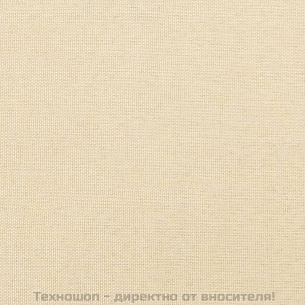 Табуретка, кремава, 60x60x36 см, плат