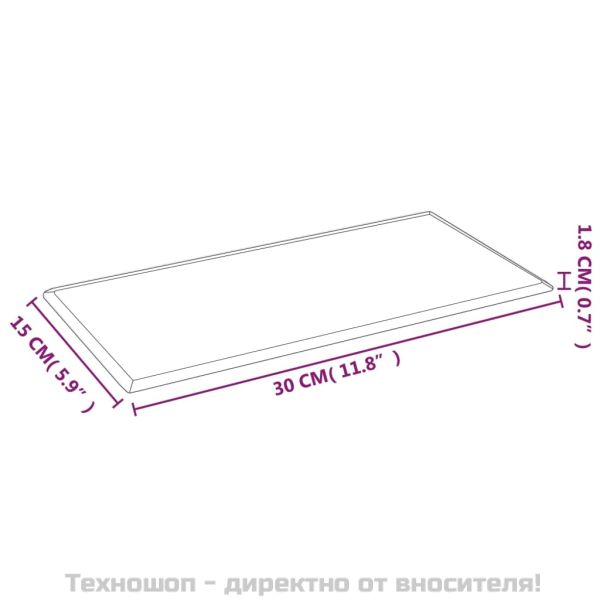 Стенни панели, 12 бр, сиви, 30x15 см, изкуствена кожа, 0,54 м²