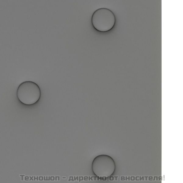 Стенни панели, 12 бр, сиви, 60x30 см, изкуствена кожа, 2,16 м²