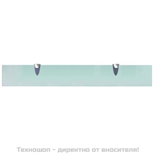 Подвижни рафтове, 2 бр, стъкло, 70x10 см, 8 мм