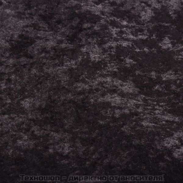 Килим, миещ се, 80x300 см, антрацит, противоплъзгащ