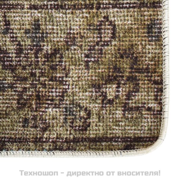 Килим, миещ се, пачуърк, 190x300 см, пъстър, противоплъзгащ