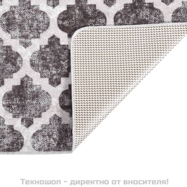 Килим, миещ се, 80x300 см, пъстър, противоплъзгащ