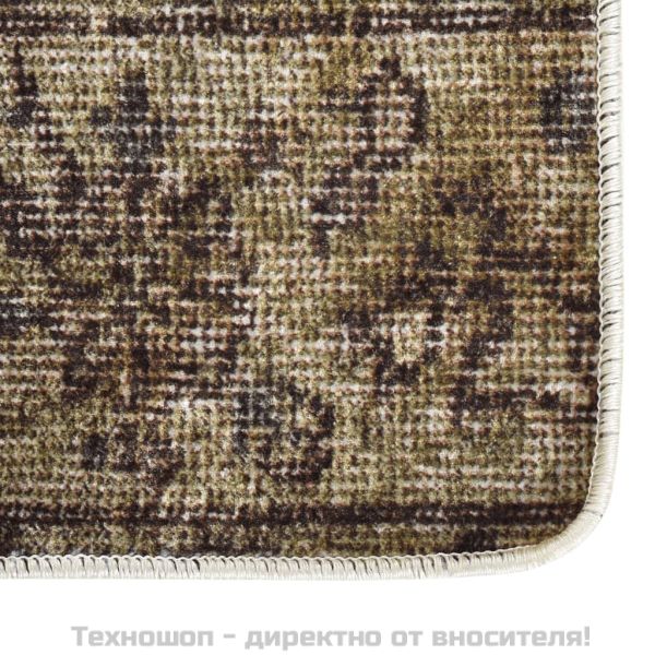 Килим, миещ се, пачуърк, 80x300 см, пъстър, противоплъзгащ