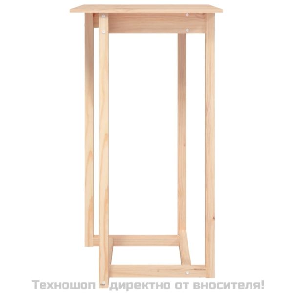 Бар комплект от 3 части, масивна борова дървесина