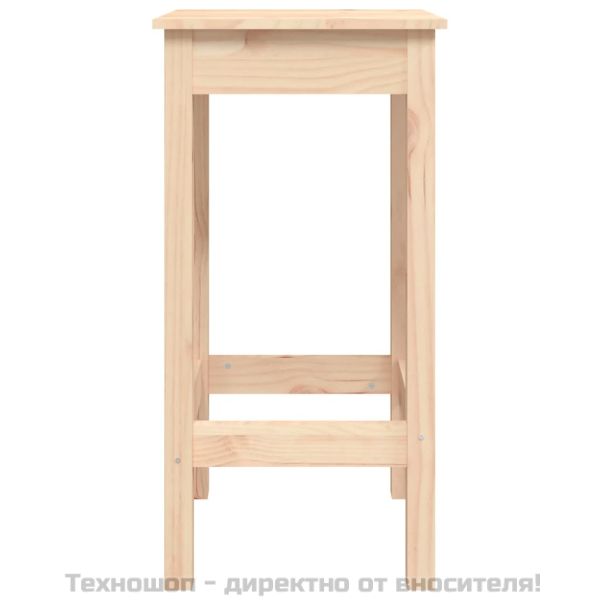 Бар комплект от 3 части, масивна борова дървесина